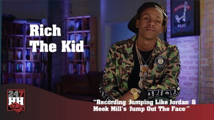 Rich The Kid - Recording "Jumping Like Jordan" & Meek Mill's "Jump Out The Face"(247HH Exclusive) (247HH Exclusive)
