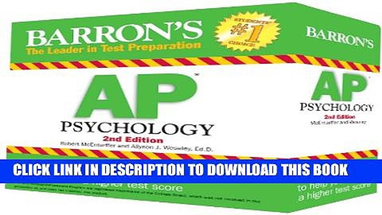 [PDF] Barron s AP Psychology Flash Cards, 2nd Edition Full Collection