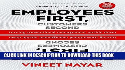 [PDF] Employees First, Customers Second: Turning Conventional Management Upside Down Full Online