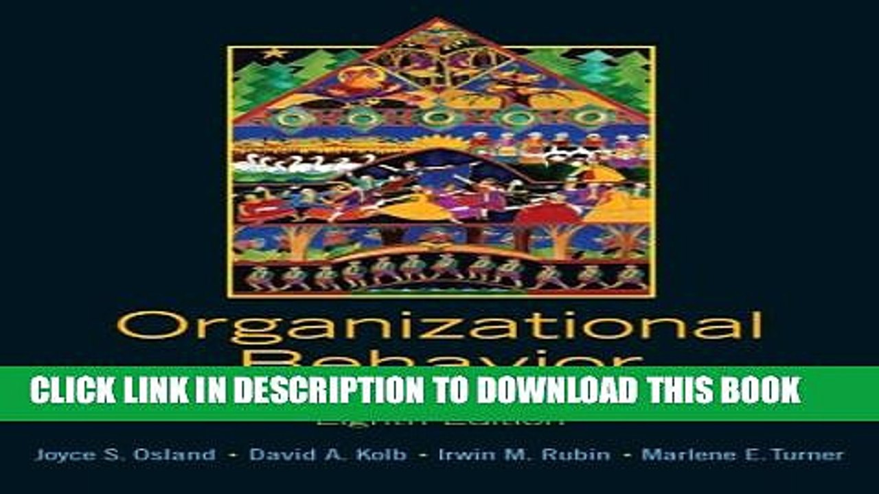 [PDF] Organizational Behavior: An Experiential Approach (8th Edition) Full Online