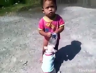 best combination of small kid and puppy very funny must watch