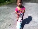 best combination of small kid and puppy very funny must watch