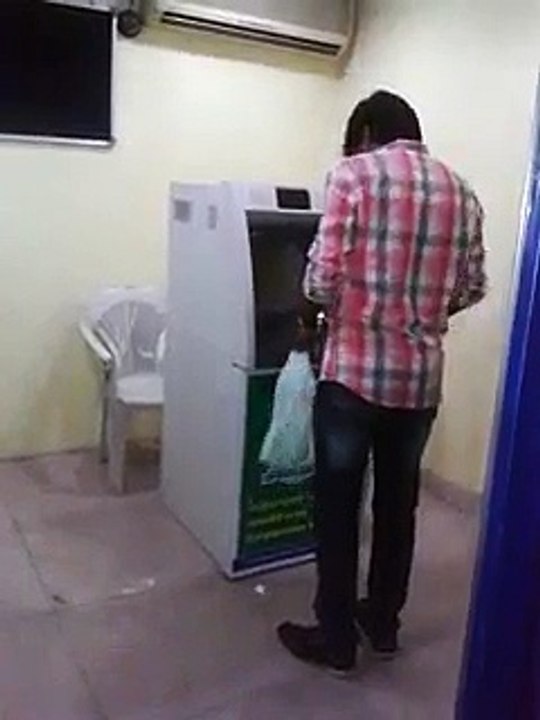 prank  in ATM try not to laugh