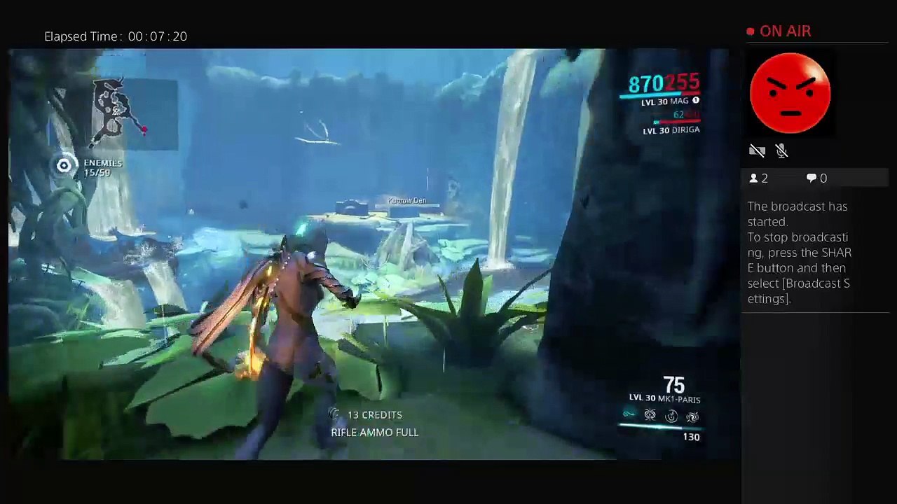 iCLUTCH365DAYS's Live PS4 Broadcast - Warframe