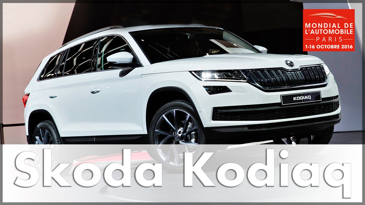 Skoda kodiaq - messepremiere auf der mondial de l'automobile 2016 | auto | deutsch