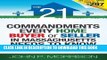 New Book The 21 Commandments Every Home Buyer or Seller In Massachusetts Needs To Know