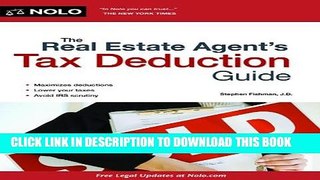 Collection Book Real Estate Agent s Tax Deduction Guide, The