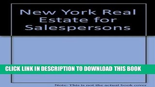 Collection Book New York Real Estate for Salespersons