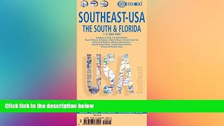 Big Deals  Southeast: The South   Florida Road Map (USA 6) (English Edition)  Best Seller Books