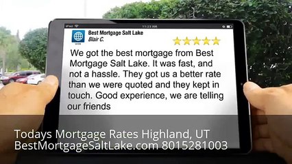 Daily Mortgage Rates Highland, UT