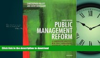 FAVORIT BOOK Public Management Reform: A Comparative Analysis - New Public Management, Governance,