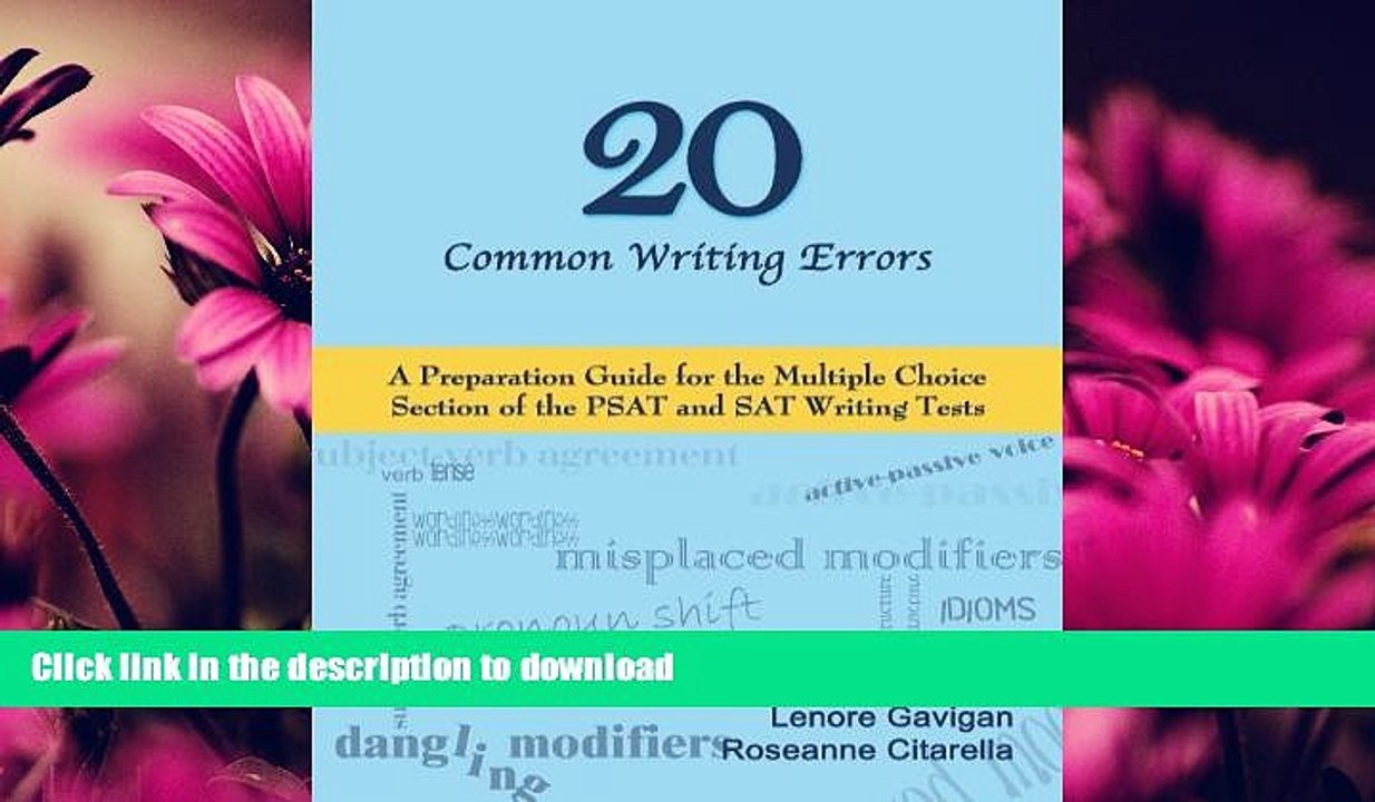 READ BOOK  20 Common Writing Errors FULL ONLINE