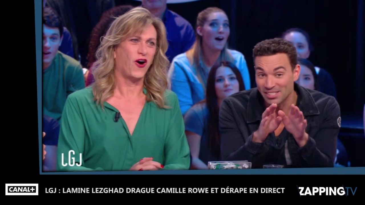 LGJ : Lamine Lezghad drague Camille Rowe et dérape en direct (Vidéo)
