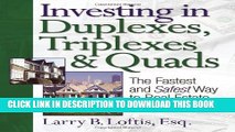 New Book Investing in Duplexes, Triplexes, and Quads: The Fastest and Safest Way to Real Estate