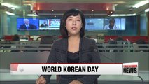 President Park welcomes overseas Koreans on World Korean Day