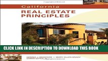 Collection Book California Real Estate Principles