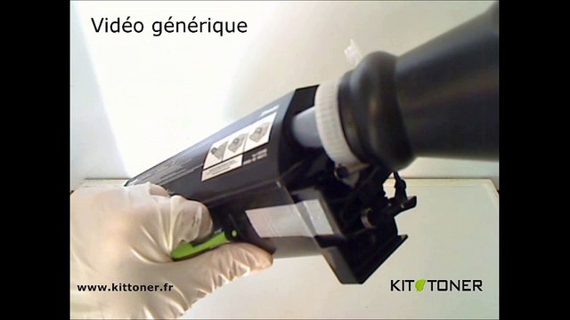 Instructions pour la recharge toner compatible Samsung CLP415, CXL4195, SL-C1810W et SL-C1860FW.