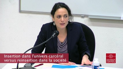 ["Comprendre pour entreprendre", n° 11] "Les contradictions du droit à la réinsertion" (Julia Schmitz)