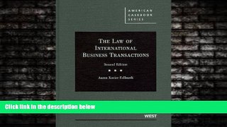 FULL ONLINE  The Law of International Business Transactions (American Casebook Series)