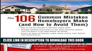 New Book The 106 Common Mistakes Homebuyers Make (and How to Avoid Them)