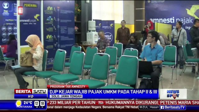 Ditjen Pajak Fokus Dorong Pelaku UMKM Ikut Tax Amnesty