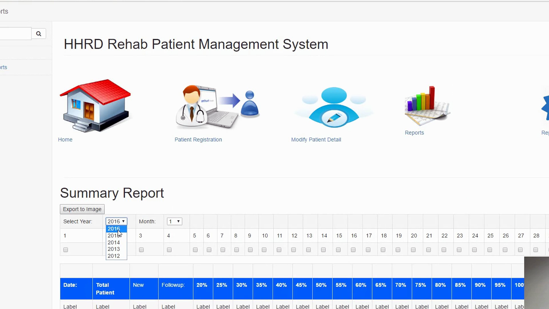 Discount Report-Rehab MIS