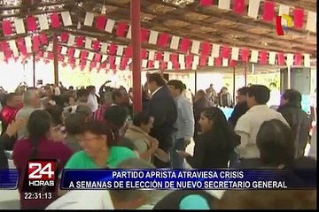 Crisis en el Apra a pocas semanas de elección de nuevo secretario general