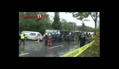 İstanbul'daki korkunç beton mikseri kazasından ilk görüntüler