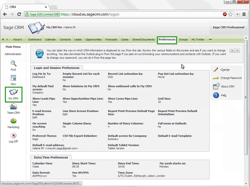 Sage Crm