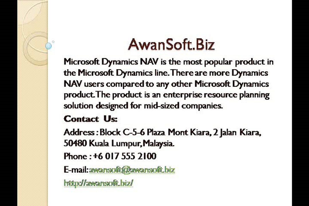 Awansoft.Biz - Microsoft Dynamics B2c - Awansoft.Biz