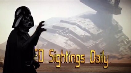 UFO Over China Freeway Makes Traffic Come To Stop.