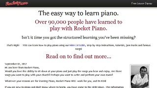Rocket Piano Review - [UPDATED] Personal Testimonial
