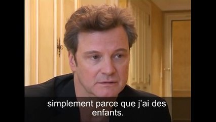 Colin Firth on his fav books, poems, his career, his site,, social activism, charity
