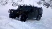 HUMMER H1 playing in snow Armenian﻿ HUMMER Армянский