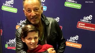 Bruce Springsteen Signs School Absent Note for 10-Year-Old Boy After Meeting Him