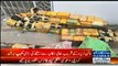 The biggest cache of weapons in the history of Karachi recovered from a house near Nine Zero