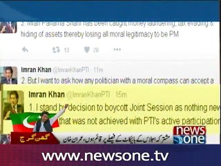 Imran Khan to boycott joint parliamentary session despite ire from politicians