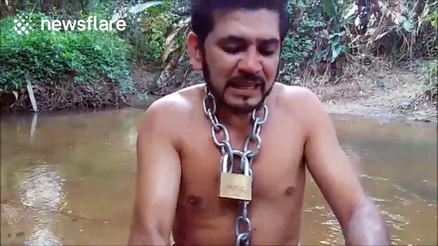Amazon rainforest activist gets bitten by snake