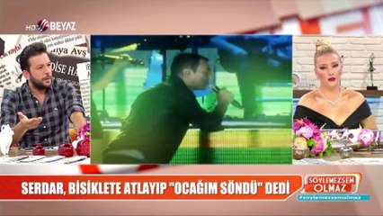 Serdar Ortaç bisikletine atlayıp 'Ocağım söndü' dedi