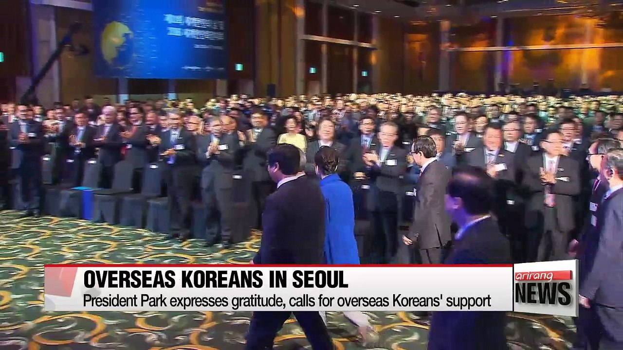 President Park welcomes overseas Koreans on World Korean Day