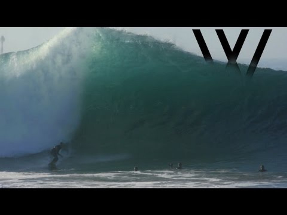 Surfers Catch Some Waves at Newport Beach