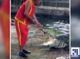 مگر مچھ کے ساتھ چھیڑخانی اس آدمی کو کتنی مہنگی پڑی دیکھیے اس ویڈیو میں