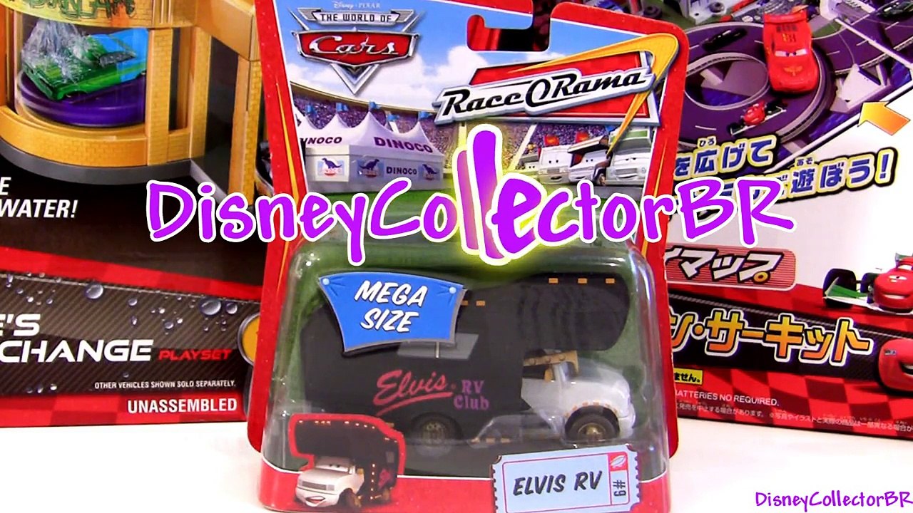 Elvis RV from Pixar Cars #9 diecast Disney Mattel mega size Raceorama package