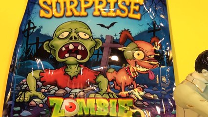 Zombie Mutant Surprise Bag with real Zombies and Cookie Monster Count n Crunch