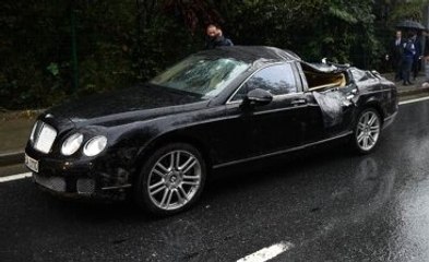 Beton Mikserinin Ezdiği Bentley, Ünlü İş Adamının Çıktı