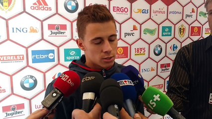 Thorgan Hazard avant Belgique-Bosnie