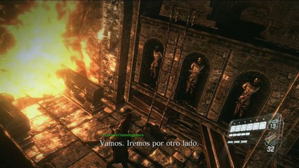 Resident Evil 6, gamepay online 3, Las catacumbas y el compañero que no abre la puerta