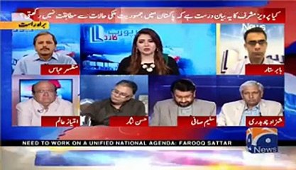 Hassan Nisar's analysis on Pervaiz Musharaf's recent statement about democracy in Pakistan