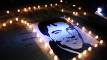 2015 Candle Light Vigil on Elvis Presley Boulevard Memphis Tennessee