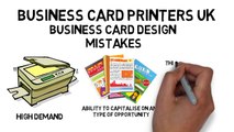 Business Card Printers UK – Business Card Design Mistakes